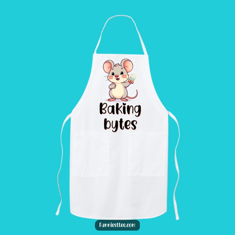Funny Mouse Motivator Chef Apron - Cheerful Kitchen Companion
