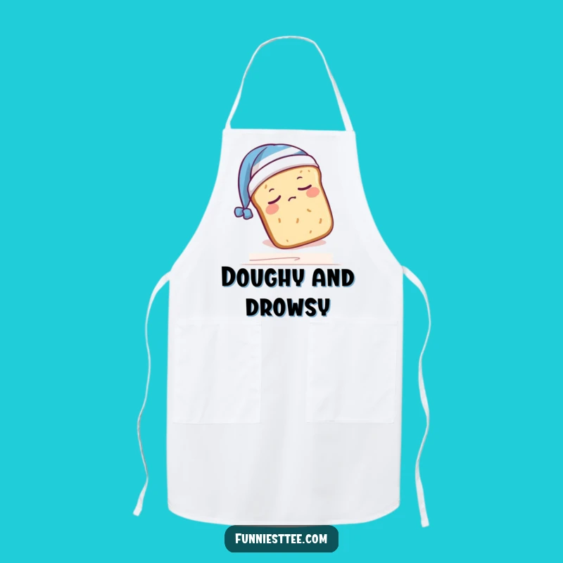 Funny Sleepy Bread Apron: Bake with Zzz's and Smiles!