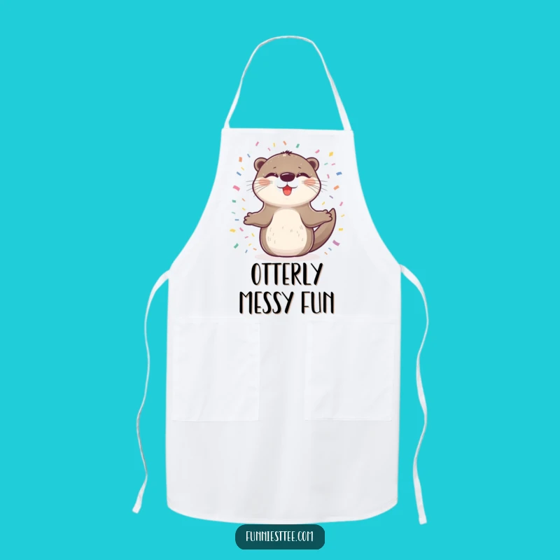 Funny Otter Party Apron - Cook with Joyful Fun!