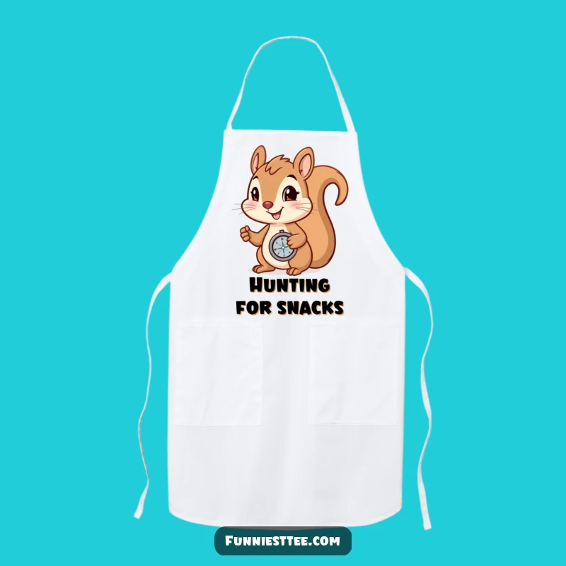 Funny Determined Squirrel Apron: Cook with Purpose in This Hilarious Gear