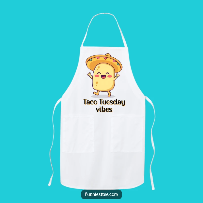 Funny Giggling Taco Apron: Cook Up Fun with This Festive Kitchen Essential