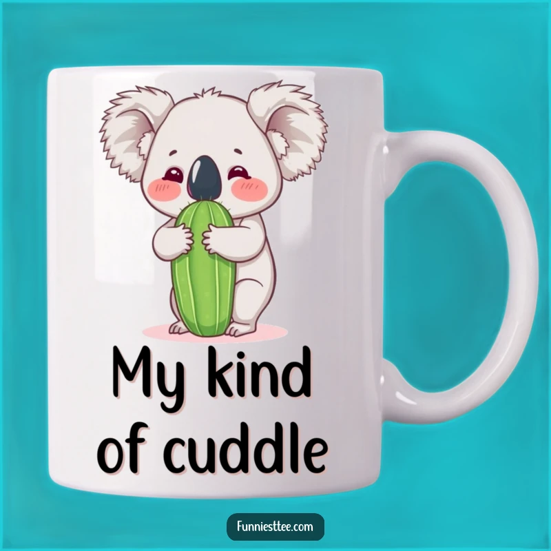 Funny Koala Cactus Hug Mug - Hilarious Animal Lover Gift Idea