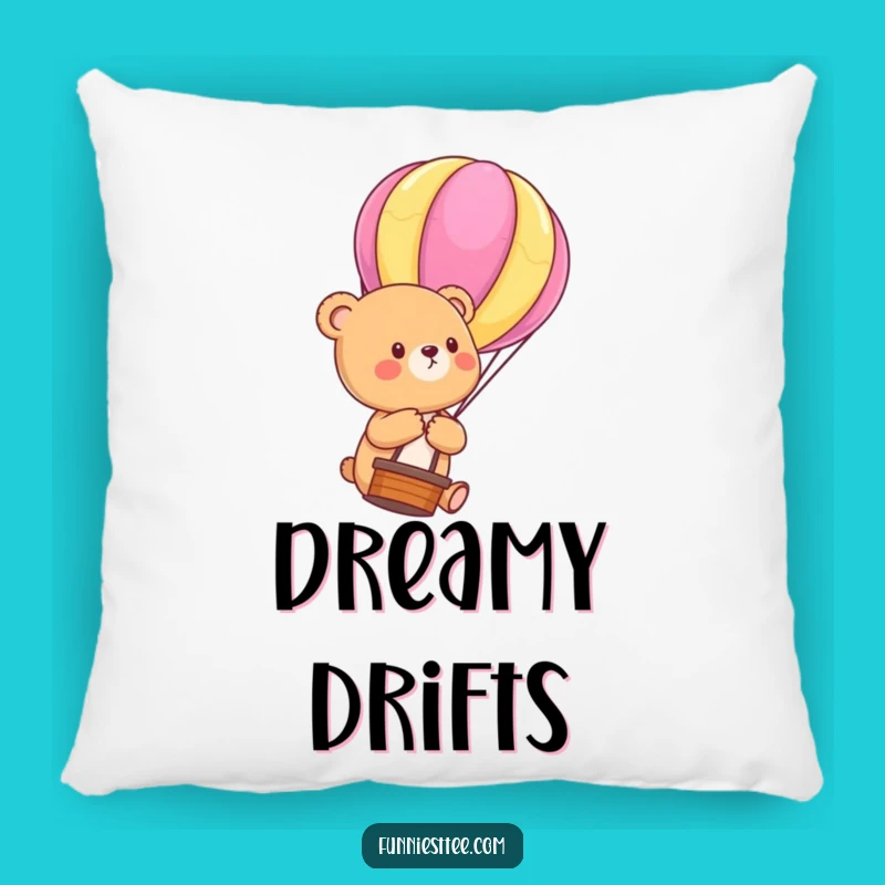 Funny Bear Cub Balloon Pillow: Dreamy Comfort Cushion, Soft Gift