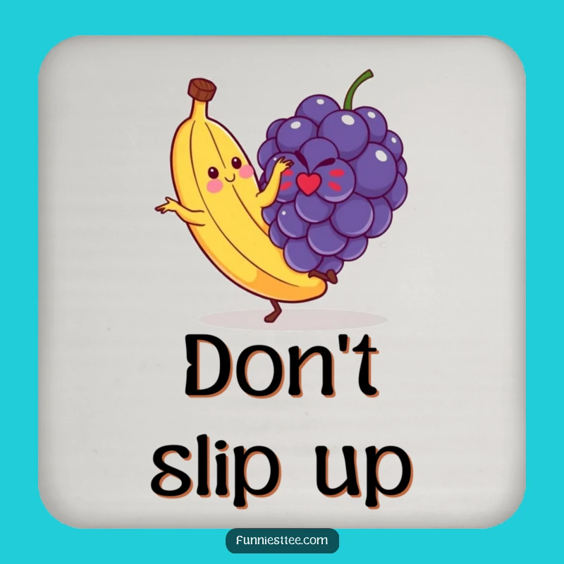 Funny Banana Slip Coaster - Hilarious Table Protection Gift