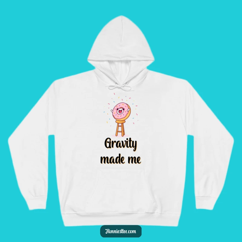 Cozy Funny Donut Fall Hoodie: Warmth Meets Whimsical Sweetness