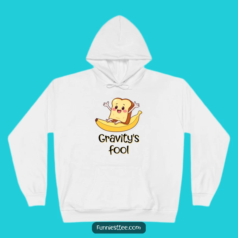 Cozy Funny Toast Banana Peel Hoodie - Slipping Chaos