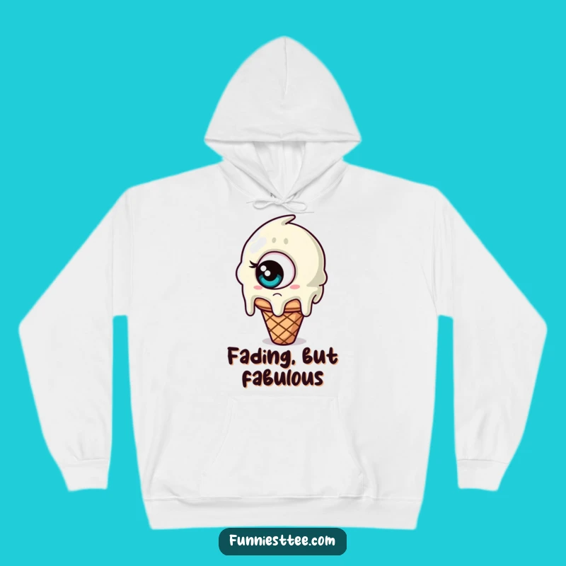 Funny Confused Ice Cream Hoodie: Get Cozy with Comical Confectionery Confusion!