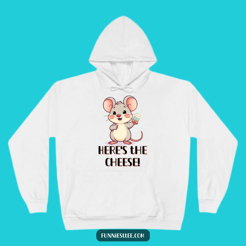 Funny Mouse Motivator Hoodie - Cozy & Cheerful Tech Support Wear