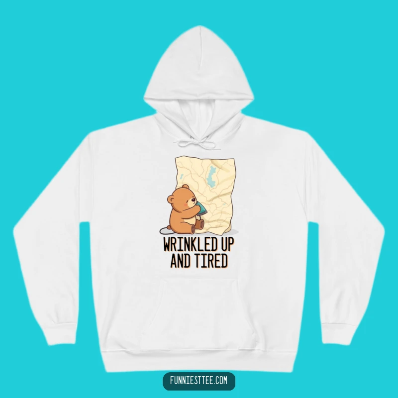 Funny Sleepy Bear Ironing Hoodie: Cozy Up with This Hilarious Gift