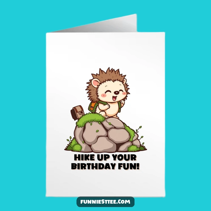 Free Printable Hedgehog Birthday Card: Cute Downloadable Gift for a Prickly Good Time!