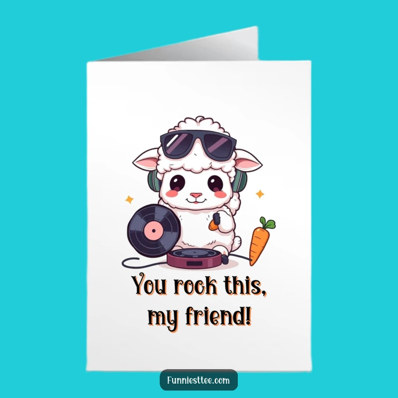 Free Printable Congrats: DJ Sheep Mix Downloadable Gift