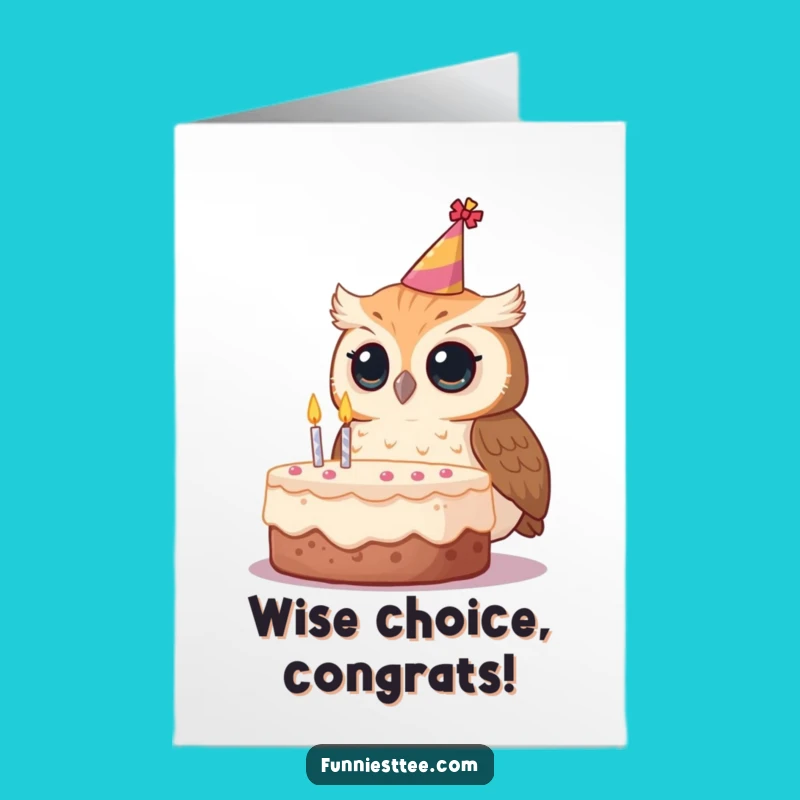 Free Printable Owl Congrats Card - Funny Downloadable Celebration Gift