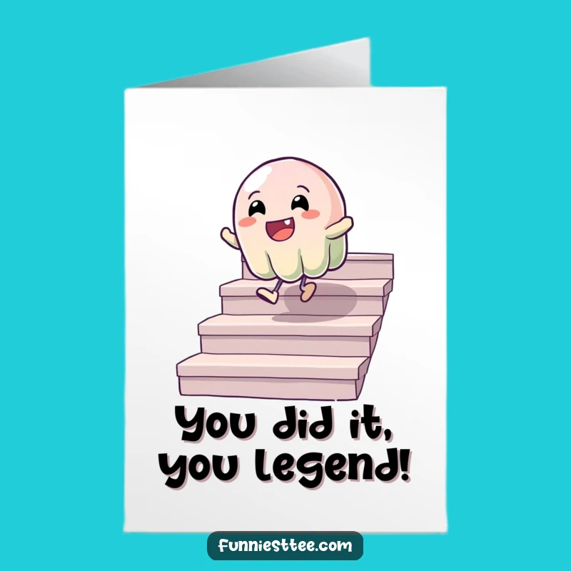 Jelly Good News Free Printable Congrats Card: Bouncy Descent A Humorous Downloadable