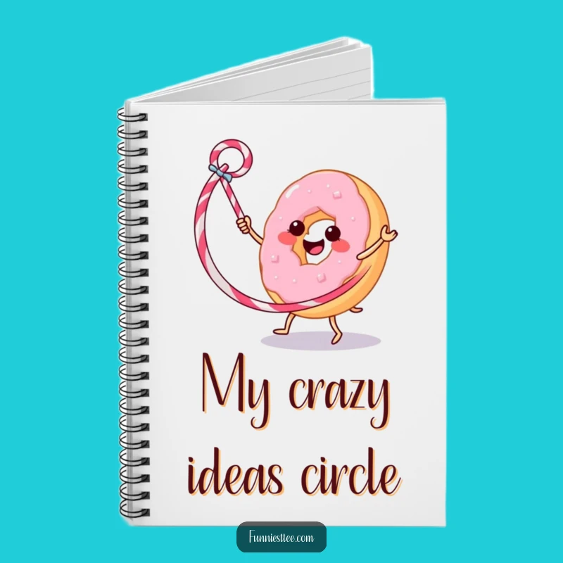 Funny Donut Hula Hoop Notebook: Jot Down Ideas with Hilarious Flair Gift