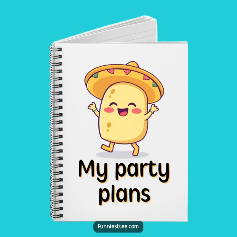 Funny Giggling Taco Notebook: Jot Down Fiesta Ideas with Joyful Humor