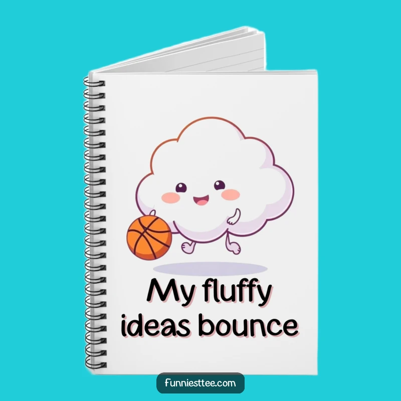 Funny Happy Cloud Notebook: Jot Down Game Plans and Dreams