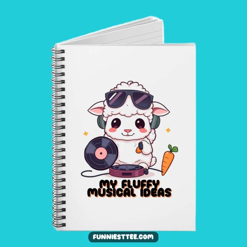 Funny DJ Sheep Notebook - Hilarious Pages for Your Musical Ideas