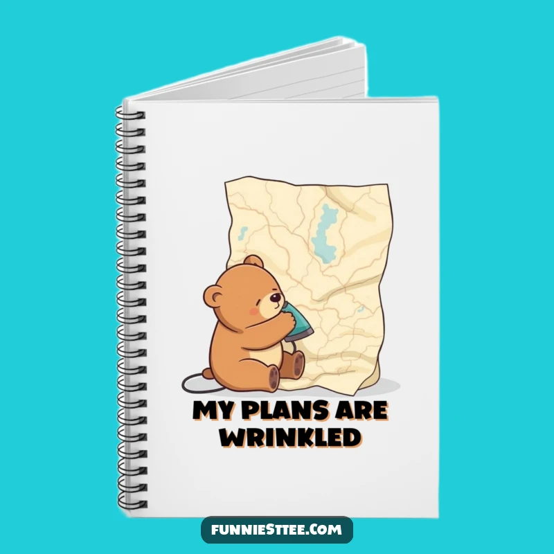 Funny Sleepy Bear Map Notebook: Plan Your Journey with Hilarious Ease Gift