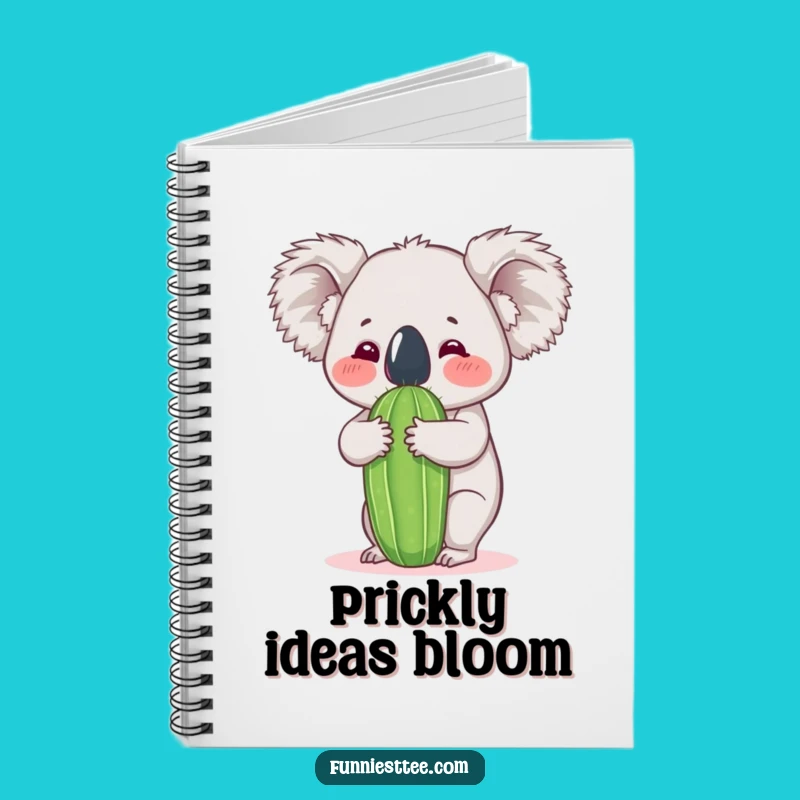 Funny Koala Cactus Hug Notebook - Hilarious Journal for Ideas