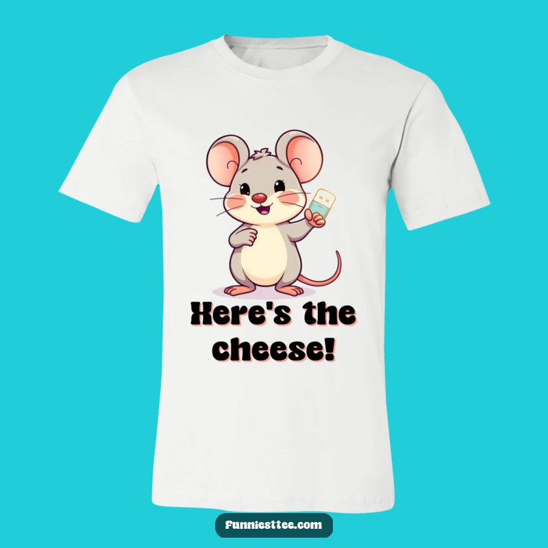 Funny Mouse Motivator T-Shirt - Cheerful Tech Support Apparel, Great Gift