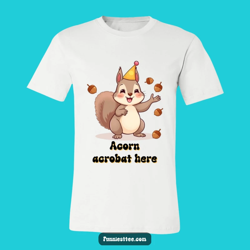 Funny Squirrel Juggling T-Shirt - Party Animal Tee, Hilarious Gift!