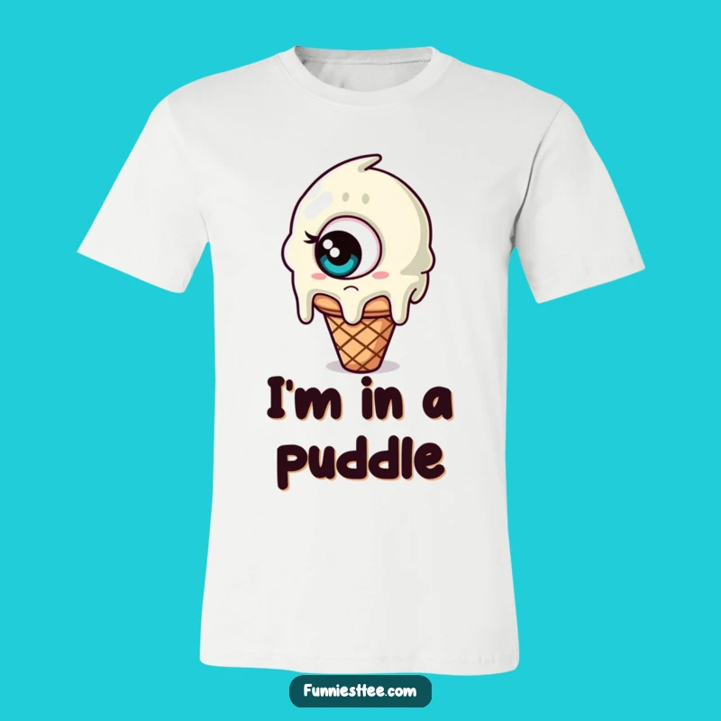 Funny Confused Ice Cream T-Shirt: Wear Your Bewilderment with Style!