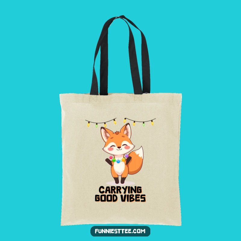 Funny Fox Party Tote Bag - Carry Your Festive Spirit!