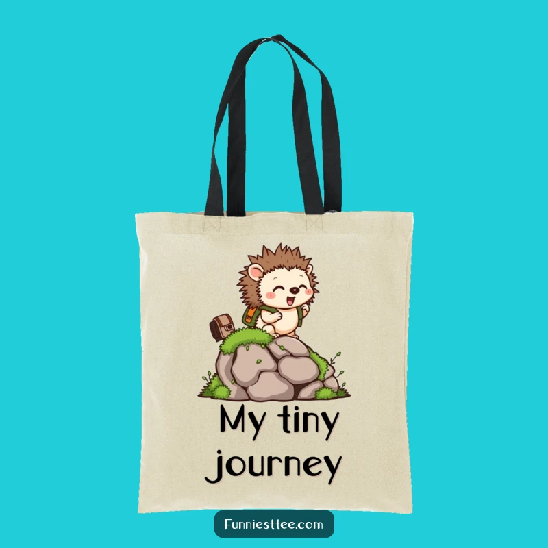 Funny Hedgehog Explorer Tote Bag - Carry Your Essentials